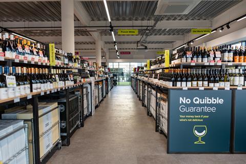 Majestic Wine Plymouth store interior